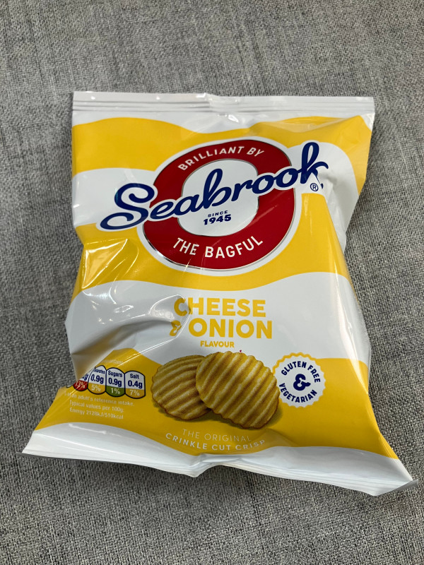 Seabrook Cheese & Onion Crisps